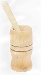 PILÃO E SOCADOR DE MADEIRA PARA CAIPIRINHA E TEMPEROS