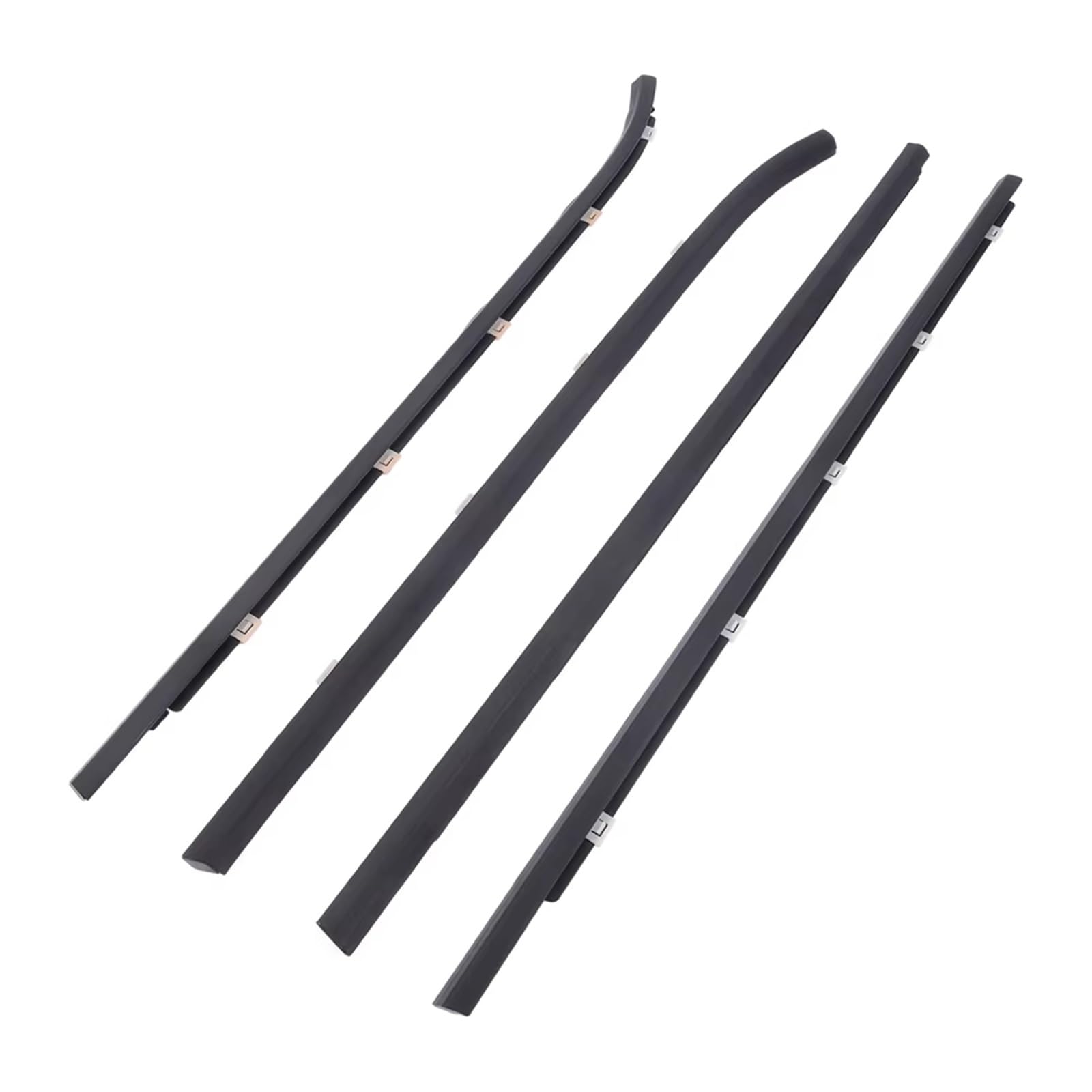 Car Rubber Sealing Strips Car Window Weatherstrip Rubber Moulding Trim Seal Belt 4Piece for Hyundai for I30 FD Hatch 2007-2012 Car Door Rubber Seal