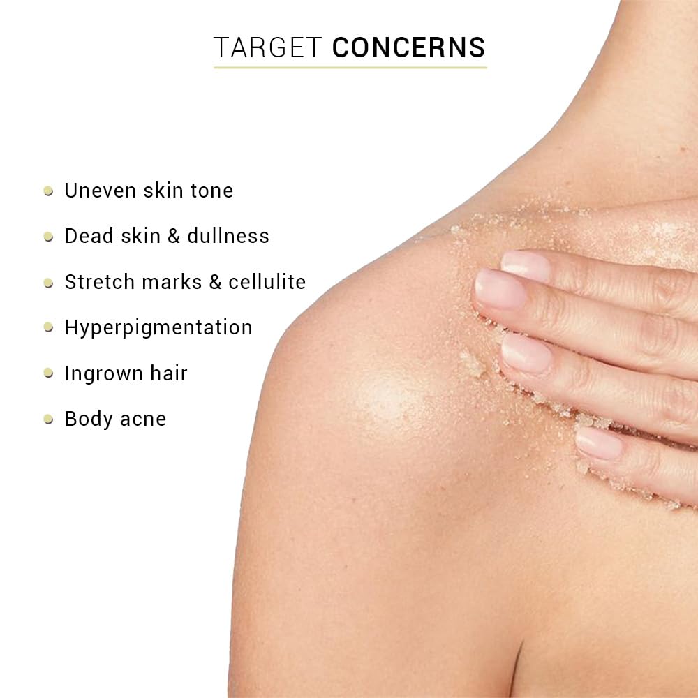 SEREKO Vitamin C Body Exfoliating Kit Clarifying Body Scrub 100 g, Clarifying Body Oil 100 ml, Exfoliator for all Skin Types, Natural, Cruelty free, Vegan, Clean Beauty for Gifting and Personal Use 3