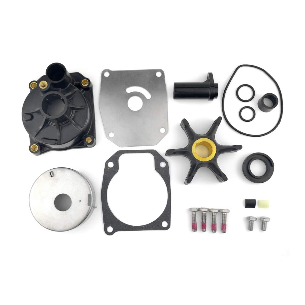 432955 Water Pump Impeller Repair Kit for Johnson Evinrude OMC Outboards 40-50-60-65-70-75 HP Sierra 18-3389 Replaces 436957 438591 432956 436955 436954 389142 435673 391049 319277 390011