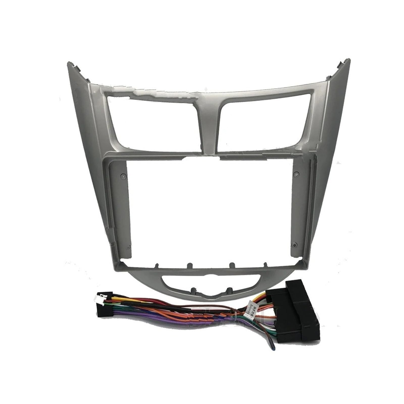 Fascia Marco 7/9/10 Pulgadas para Hyundai para Solaris para Accent I25 2010-2016 Panel Salpicadero Radio Coche Marco Manga Alambre Kit Montaje Tablero Juego Panel Radio