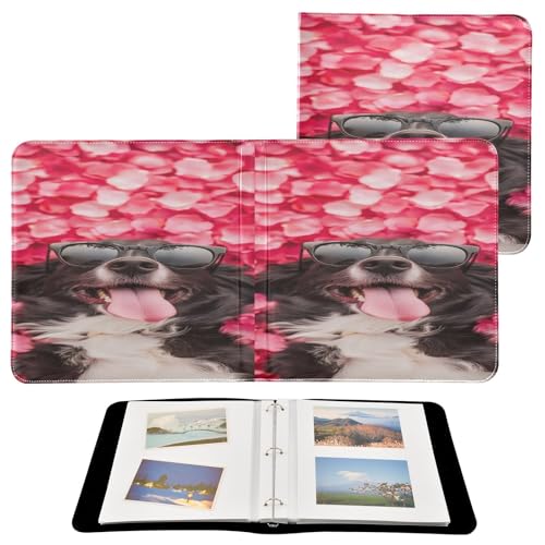 Álbum de Fotos Autoadhesivo Scrapbook DIY Rosas Día de San Valentín Carpetas de 3 Anillos Álbum de Fotos 40 Páginas 8x10 para Memorias miniatura 2
