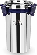 PDDFALCON EcoNxt Stainless Steel Tumbler/Glass Set, Leak-Proof with All-Steel Lid, Extra Clamp, Silicone Ring Seal, Zero Plastic Contact, Ideal for Office, Gym, Travel (300ml)