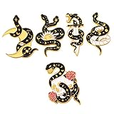 OUNONA 1セット バッジ バック 性 ヘビ ブロー 5個