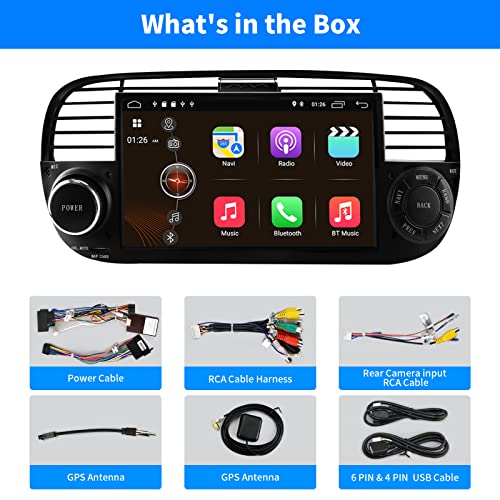 Autoradio Carplay Android 10 Stereo con touch