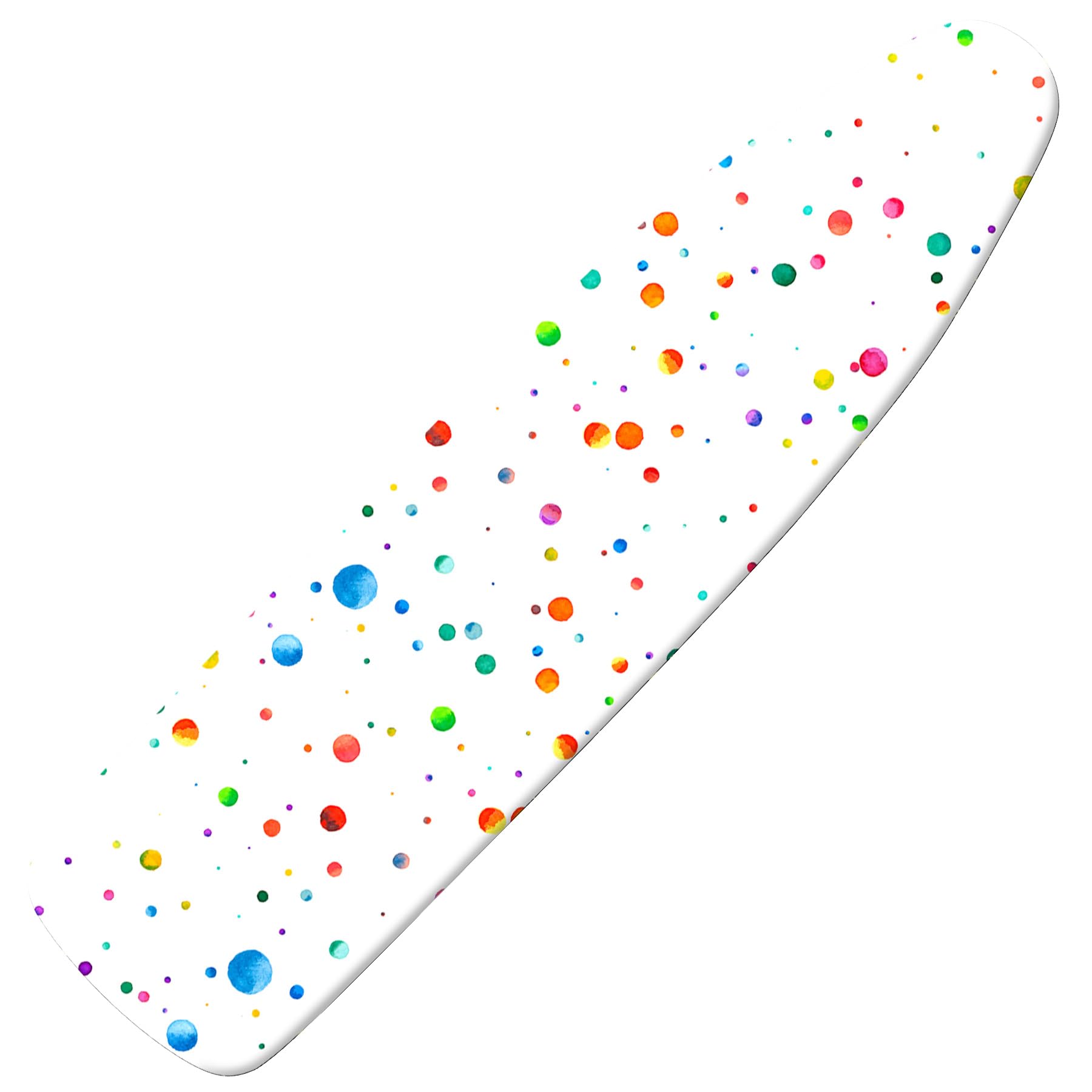 Extra Thick Ironing Board Cover and Pad, Colorful Polka Dot 15x54 Ironing Board Cover, Resist Scorching and Staining,Elastic Edges,Farmhouse Watercolor Color Point