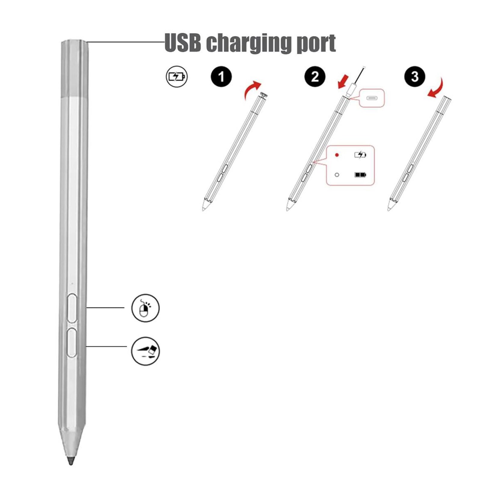 Lápiz digital de rechazo 4096 de niveles de presión digitalizador para Xiaoxin Pad para P11 Plus 2023 para yoga