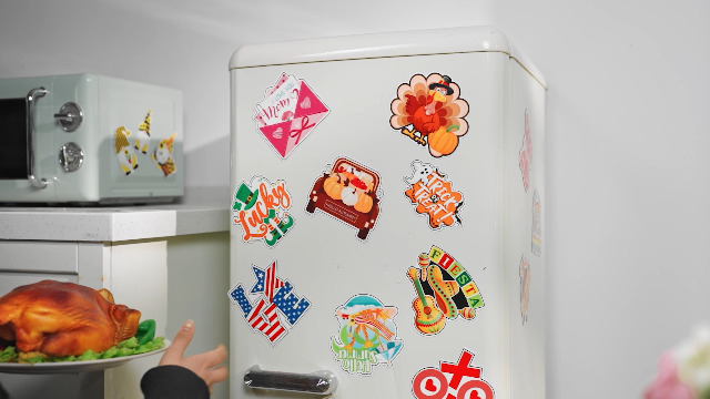 Imanes decorativos para refrigerador Hoteam 30 piezas miniatura 7