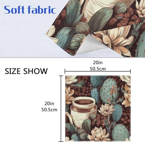 Servilletas de Tela Set de 6 Multicolor 50.8x50.8 cm miniatura 3