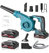 ブロワー 充電式 ブロアー 【1台2役 24V 3000mAhバッテリ一2個搭A Amazon.co.jp: ブロワー 充電式 ブロアー 【1台2役 24V 3000mAh