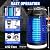 Remote Control Bug Zapper, Outdoor & Indoor Electric Mosquito Killer with LED Light, Waterproof Fly Trap & Insect Catcher, Plug-in Insect Repellent for Outside, Patio, Garage, Home, and Garden