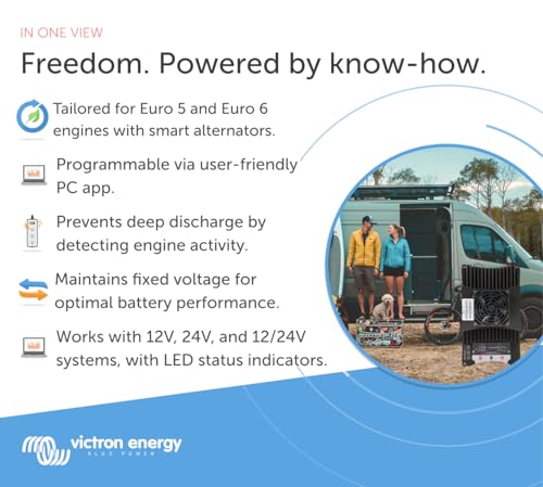 Victron Energy Buck-Boost DC-DC Converter 100 Amp for Charging a 12V or 24V Service Battery in Vehicles2