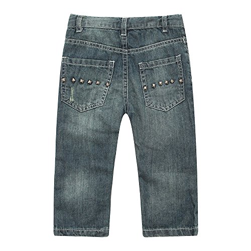 Richie House Girls' Classic Denim Pants Size 9/12M-5 RH19262