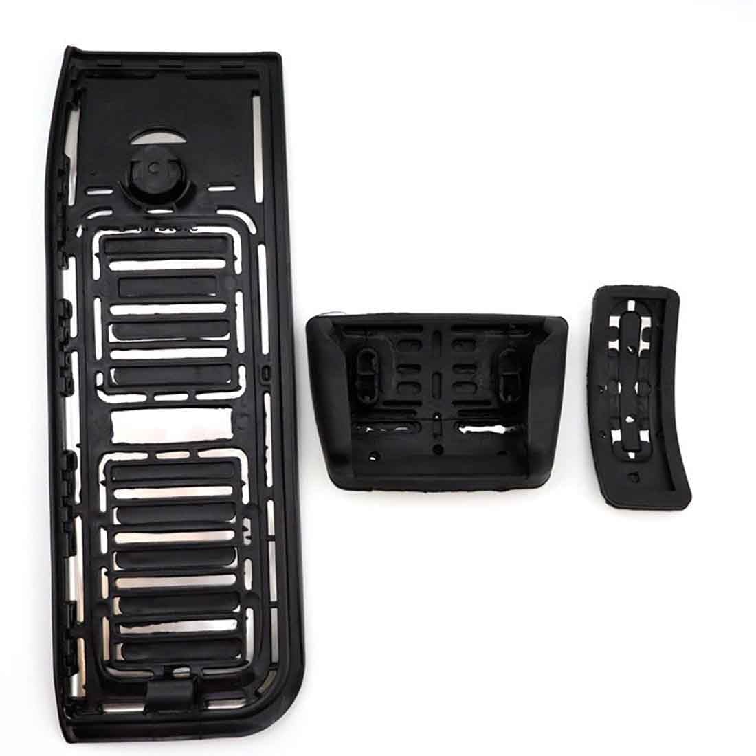 Copri Pedali per Audi A6 C6 C7 C8 2004-2022, Pedale Antiscivolo per Pedale Sinistro Auto in Metallo Pedaliera per Auto Adatta Auto Poggiapiedi,AT