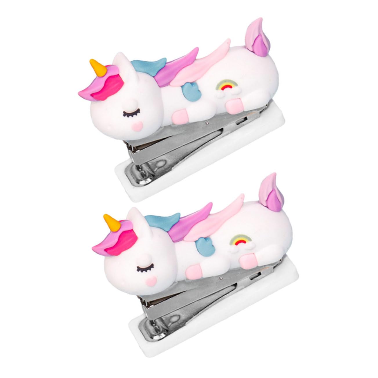TEHAUX 5 Set Di Cucitrice Portatile Per Ufficio Cucitrice Per Piccoli Libri Portatile Per Studio Guida Interna Liscia Decorativa E Pratica 2 Pezzi * 5