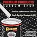 Custom Shop - Arctic White - Hot Rod Flatz Flat Matte Satin Urethane Auto Paint - Complete Quart Paint Kit - Professional Low Sheen Automotive, Car Truck Coating, 4:1 Mix Ratio