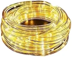 Fitas Led Para Jardim Com Energia Solar CordõEs De Luzes De Natal Solares De 10 M Ou 20 M 300 Leds à Prova D'áGua Ideal Para DecoraçãO De Jardins IluminaçãO De Guirlandas De Natal(Cor quente 10m)