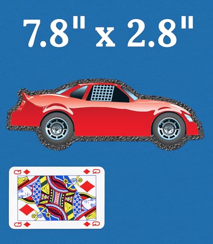 Image of Carson Dellosa 48-Piece Colorful Race Car Bulletin Board Cutouts, Race Car Cutouts for Bulletin Board, Party, and Classroom Decor, Car Cutouts for Classroom Decor and Car Bulletin Board Decorations