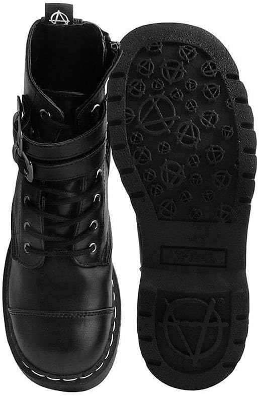 T.U.K. Women's 2-Buckle Anarchic Boots