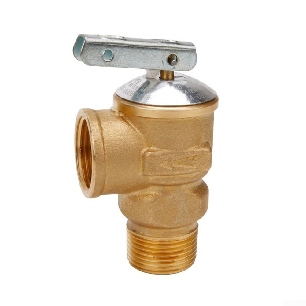 Válvula de alivio de presión de latón sin plomo 3/4 NPT 150 PSI para solucionar roturas de termo