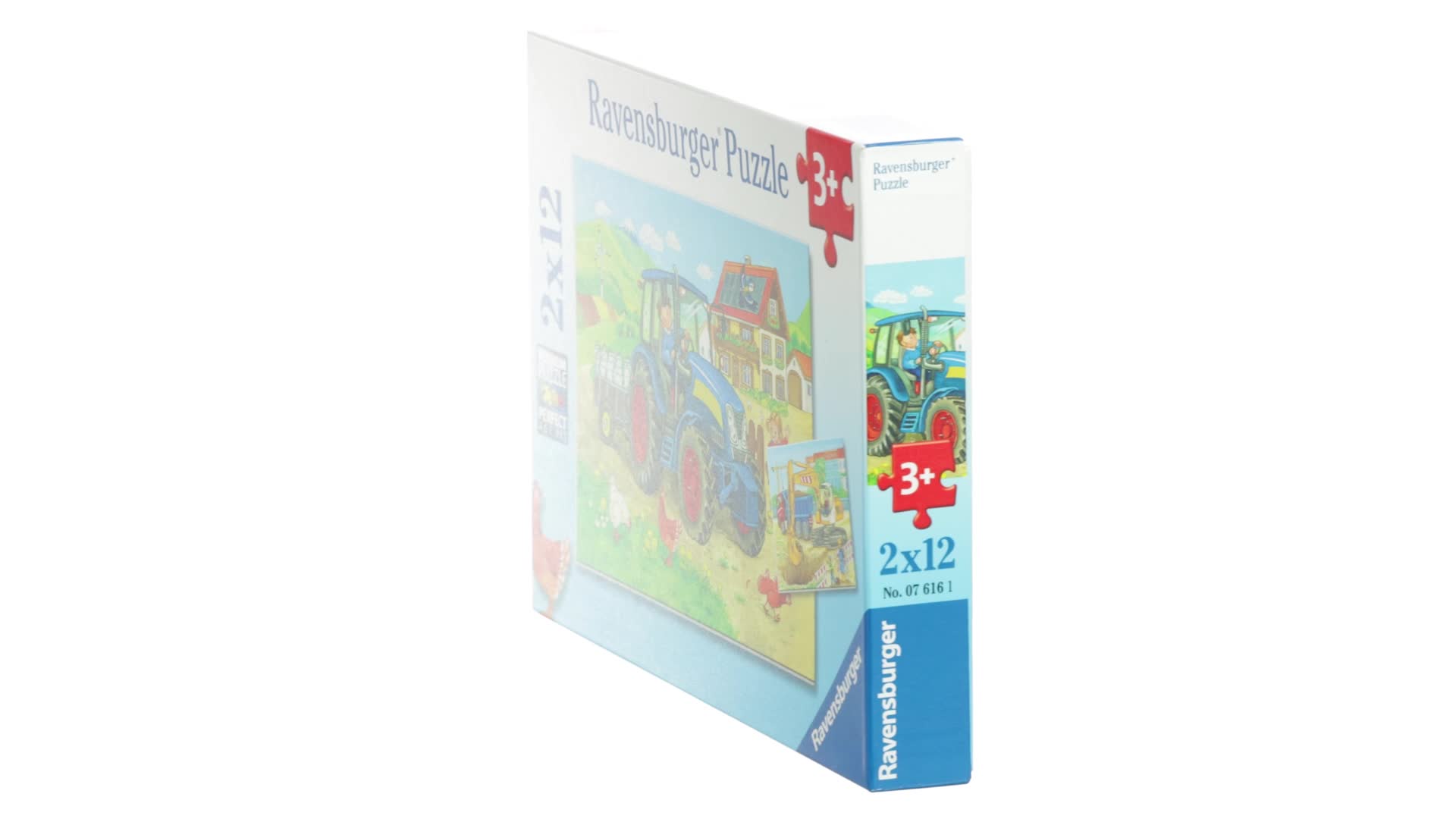 Lot De 2 Puzzles 12 Pièces Ravensburger - Pat'Patrouille Avec Ryder - Pour Enfants Dès 3 Ans, Carton épais, Poster Inclus