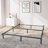VTWAZAST King Bed Frame,9 Inch Heavy Duty Base for Box Spring, 9-Leg Support,Easy Assembly,Non-Slip,