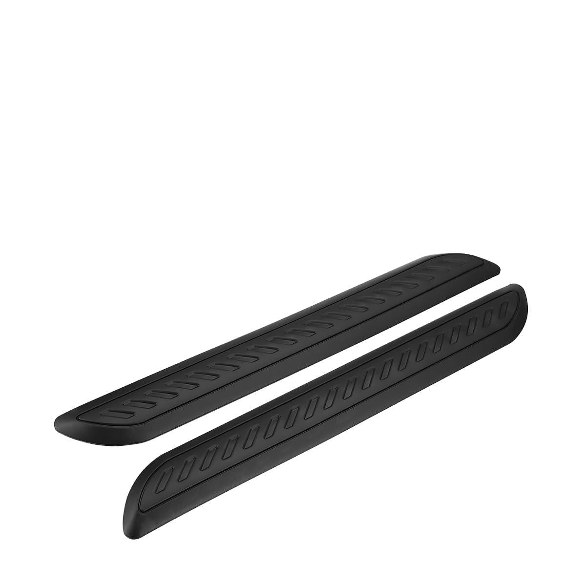 JUNXIC 2 pack car bumper protectors corner guard strips for Skoda Superb Limousine Facelift 3V ab Bj.2019, universal front rear anti-scratch protector decal trims black