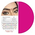 PERPAA Premium Velvet Sticker Kumkum Bindi Box of 15 Flaps - Pottu for Women,Ladies, Girls (Size 7, Diameter 4mm, Multic