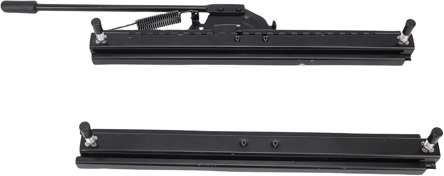 2PCS Slider Seat Track Set 320mm Adjustable Seat Sliding Rails Cold Rolled Steel Seat Slider for Car RV