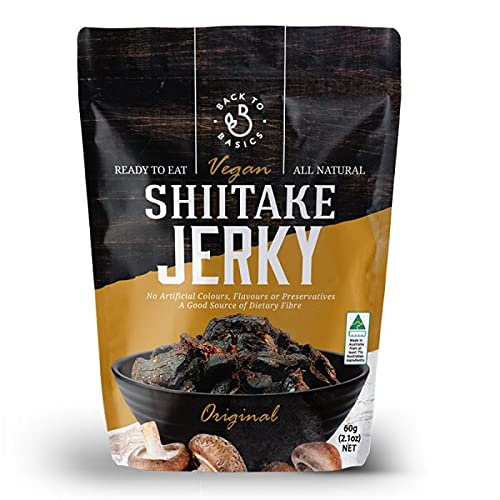 DJ & A Back to Basics Vegan Shiitake Jerky 16 x 60g