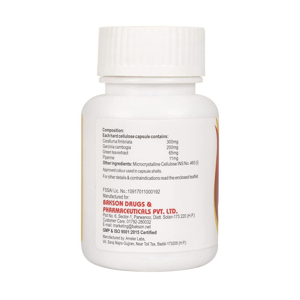 Dr. Bakshi's BAKSON'S HOMOEOPATHY Slim And Fit Capsules-30 Capsules — Amazon image 5