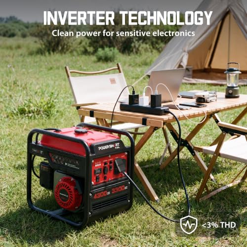 Image of PowerSmart 4300 Watt Portable Generator for Home Use