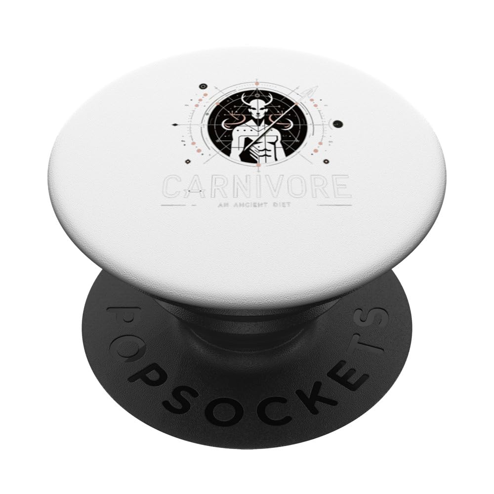 Hardcore Carnivore Diet, Meat, Fish, Eggs, Low Carbs PopSockets Swappable PopGrip