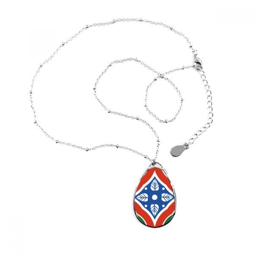Collier pendentif goutte d'eau style Talavera pour éviter les bijoux ternes