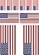10 Stück Flaggen Aufkleber USA Set Sticker Vereinigte Staaten von Amerika Autoaufkleber - Offsetdruck