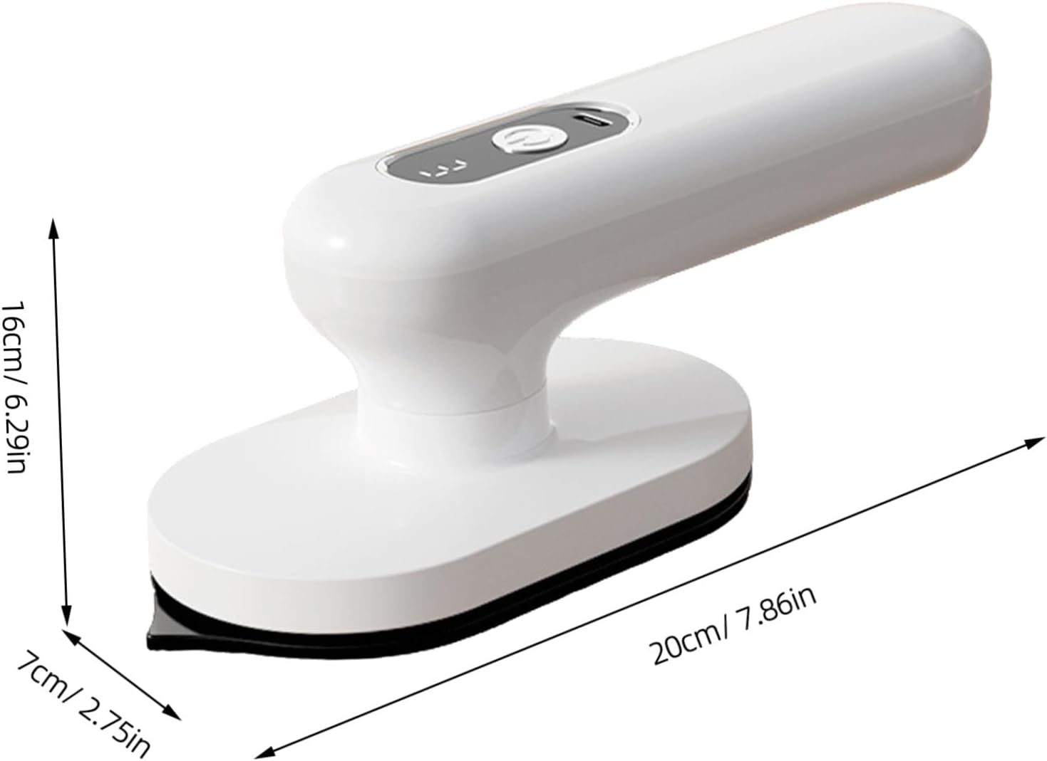 Cabilock Handheld Cordless Mini Iron Portable Travel-friendly Size with Ceramic Soleplate, Rotatable Handle, and 3 Temperature Settings for Travel and Home Use Iron for Office Wrinkle