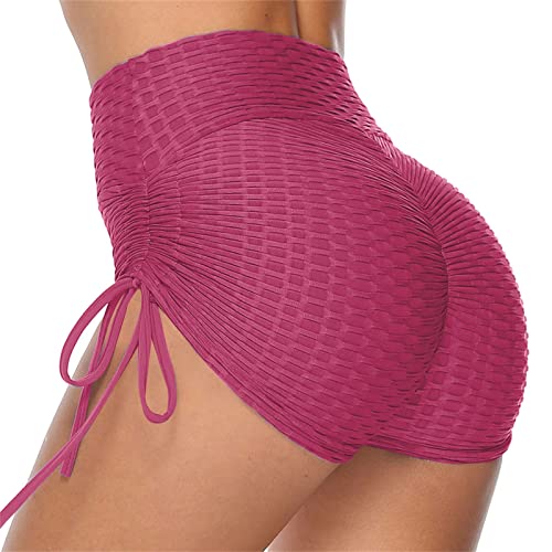 Pantalón Corto Mujer Pantalones Cortos Yoga Short Deportivo Control De Abdomen Calzones Leggins Push Up Mallas Cortas Ciclista Bermudas Pilates Ropa Verano Running Scrunch Butt