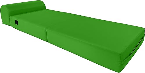 Miniatura 16 de Sofá cama plegable color gris de espuma, 6 pulgadas. Grosor x 32 pulgadas, ancho x 70 pulgadas. Cama de Invitados, cama plegable con espuma de alta