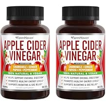 Apple Cider Vinegar Capsules with Ginger, Papaya & Chamomile | 1390mg | Supports Digestion, Immunity | Like with Mother | Non-GMO & 100% Natural | 180 Capsules