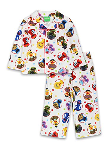 Sesame Street Elmo Infant Toddler Coat Style Pajamas Set