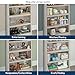 Sauder 5 Tier Book Shelf Wooden Bookcase Multipurpose Bookshelf for Home Office, Living Room, in Chalked Chestnut