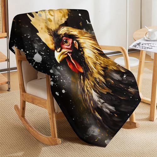 Couverture flannel coq plaid durable de haute qualité pour chaise à repos