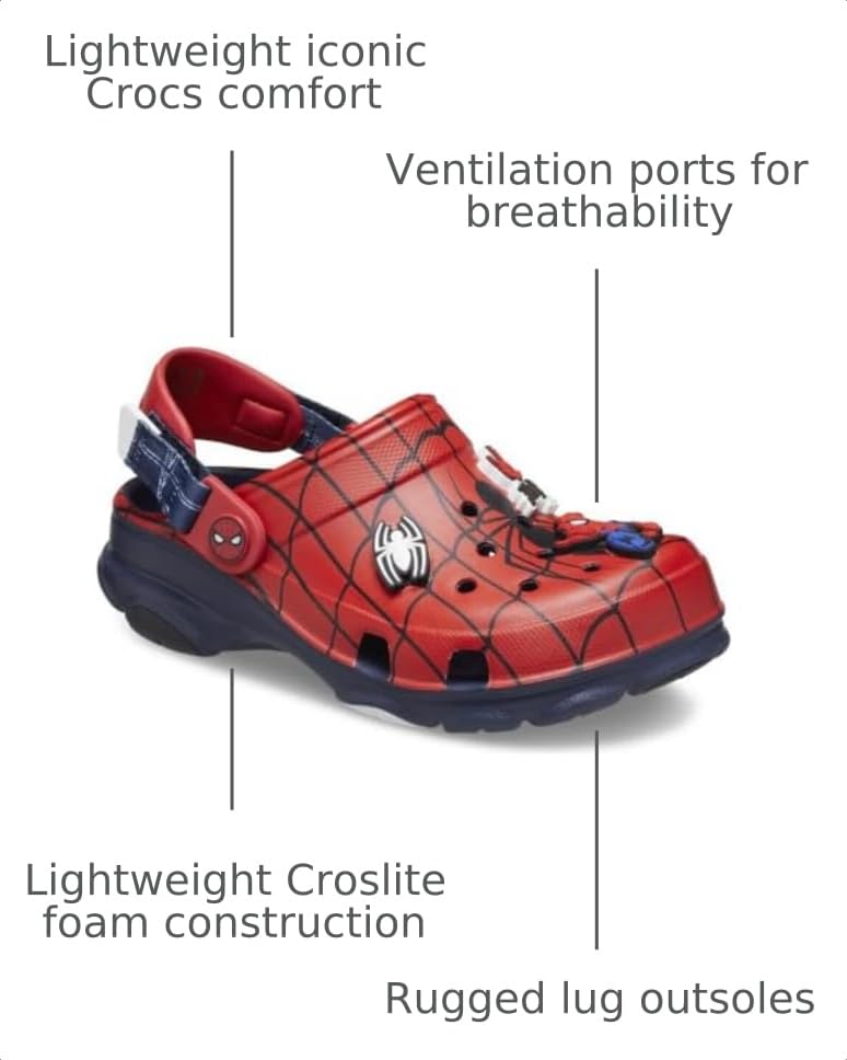 Image of Crocs Kids' Spiderman All Terrain Clogs