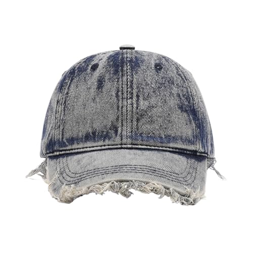 Casquette de baseball trouée style rétro réglable pour homme et femme