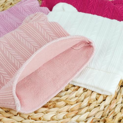 Image of BQUBO Newborn Baby Hats Bear Ears and Mittens Sets Preemie Caps Baby Boy Girl Infant Hospital Beanie for 0-3 Months