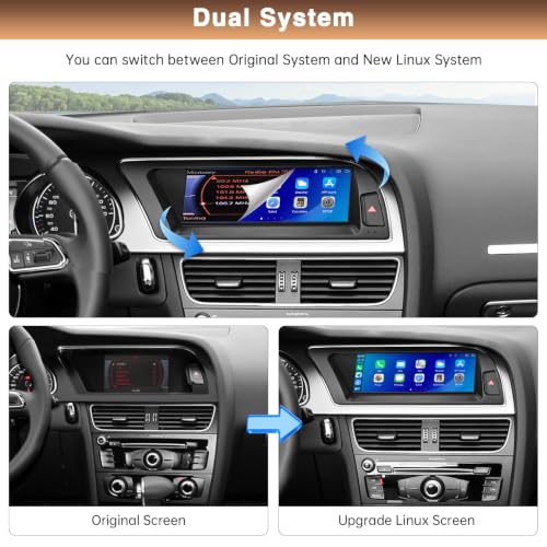 Radio con pantalla touch de 8.9 pulg para Audi A4 2009-2015 miniatura 6