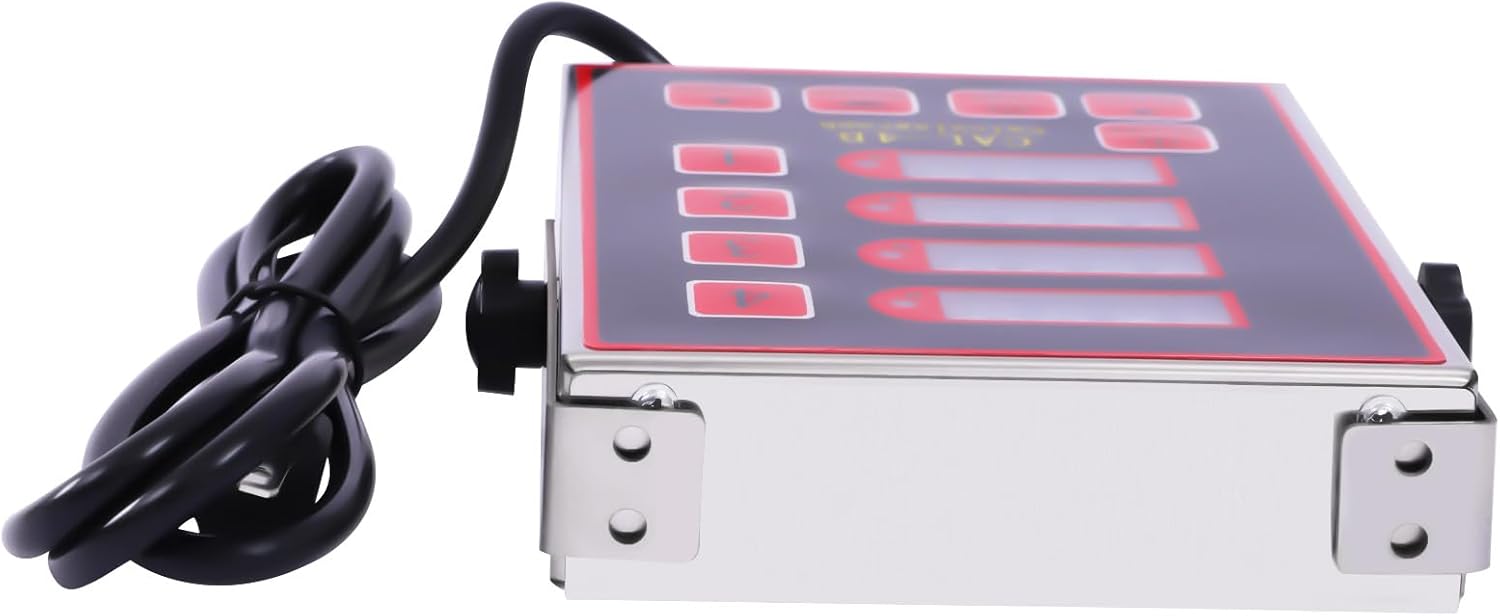 4 Channel Commercial Digital Kitchen Timer,Loud Cooking Reminder with Adjustable Volume & Memory Function,Stainless Steel LED Timers for Kitchen,Restaurant,Home