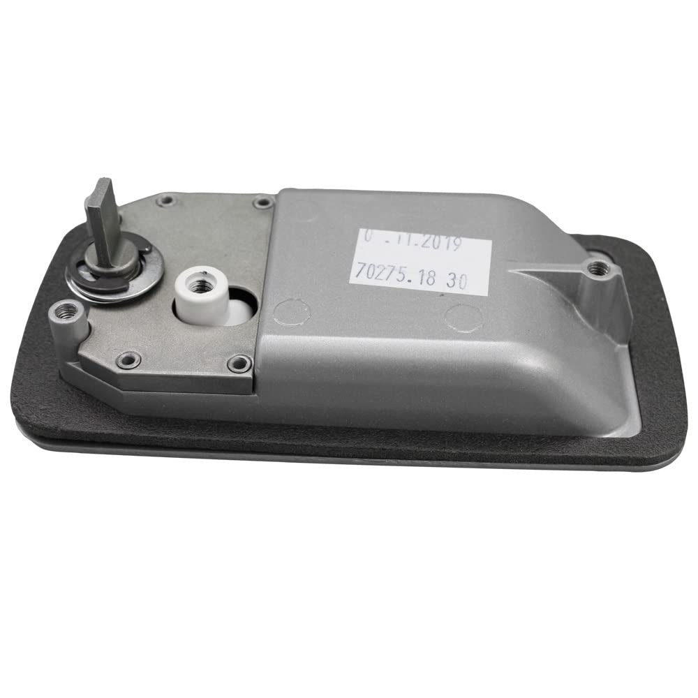 US TriMark MC 400 - Cerradura de metal para puerta de caravana, caravana, barco, color plateado