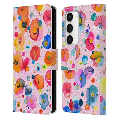 Étui portefeuille en cuir Samsung S23 5G Ninola Festival D'Été Head Case