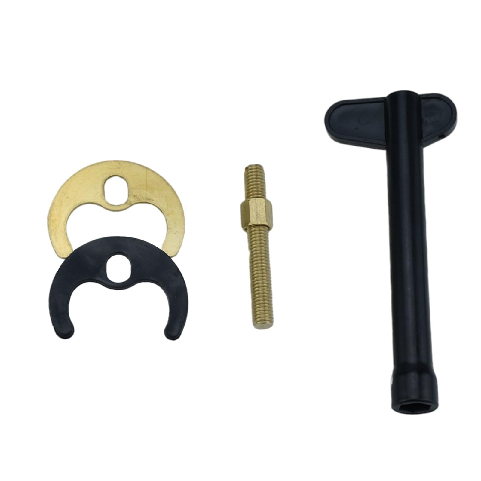 Stainless Steel/Copper Faucet Gasket Tool Set for Single/Double Hole Sink Installation with Horseshoe Fixing Design Faucet Washer Wrench Tool Set